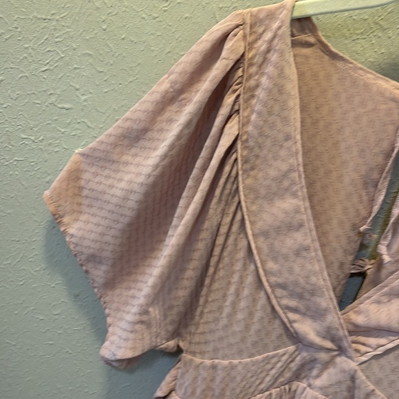 Boutique Storia Dusty Rose Midi Dress Boho Style Women’s Size Medium - Picture 6 of 11